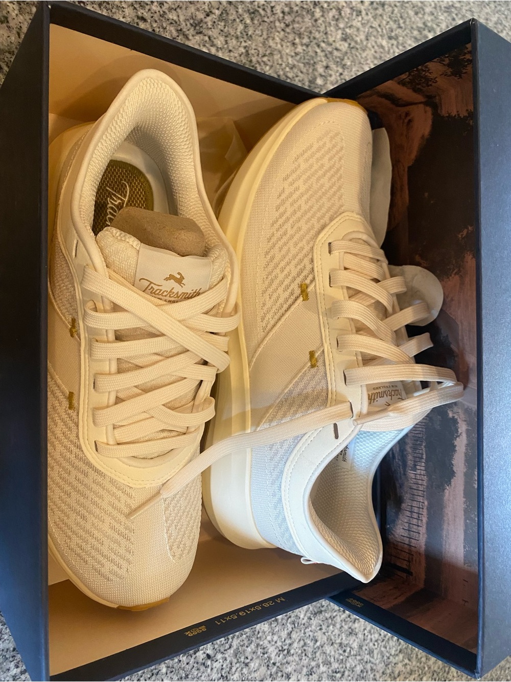 Tracksmith Cream and Gum Mesh Running Shoes - Picture 3 of 5